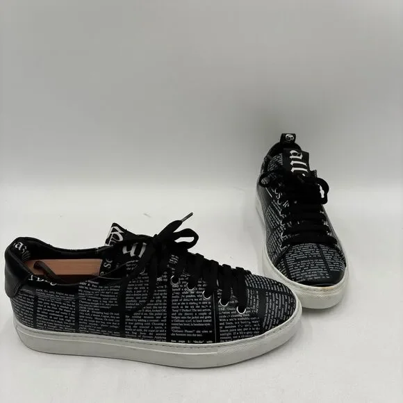 JOHN GALLIANO High Top Black Red Laces men\'s size 10.5 US 44 EU John Galliano Sneakers | eBay main image 4